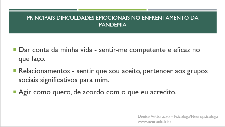 Estressores relacionados à pandemia